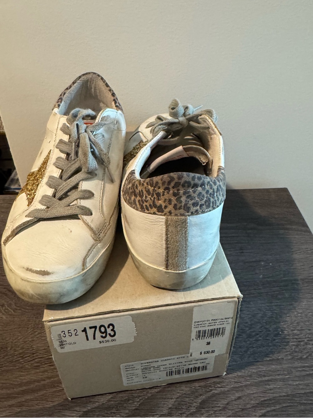 Golden Goose Sneakers with Leopard Accent - Picture 3 of 6
